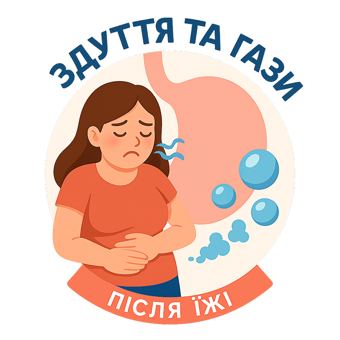 Здуття та гази після їжі