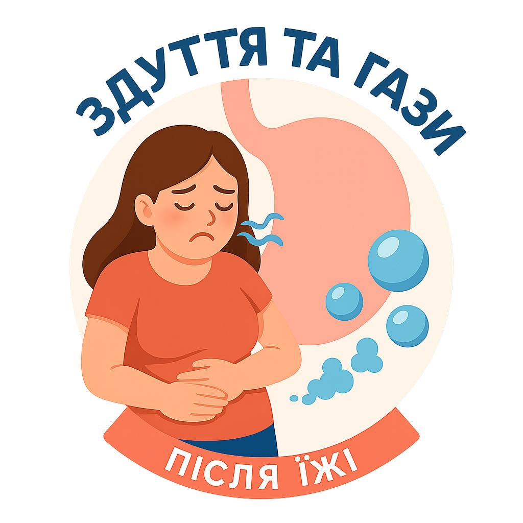 Здуття та гази після їжі