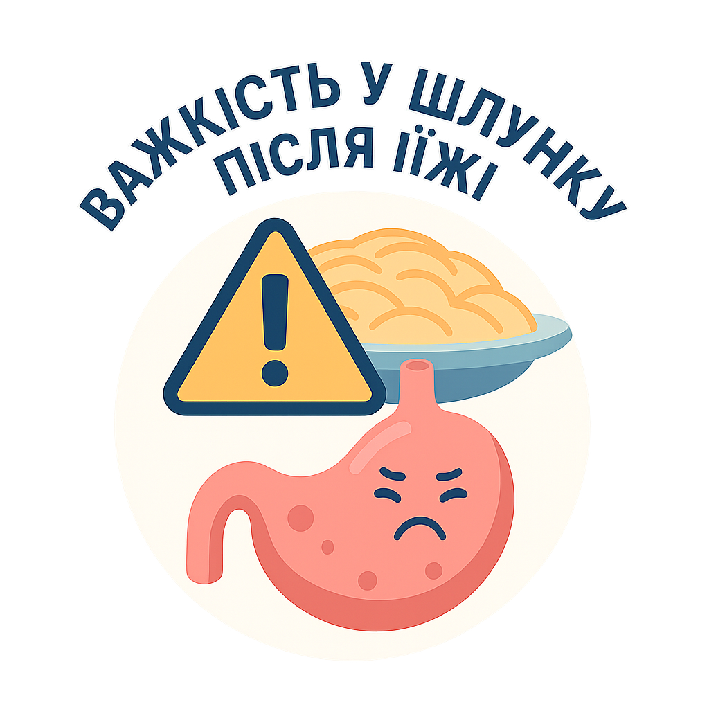 Важкість у шлунку після їжі