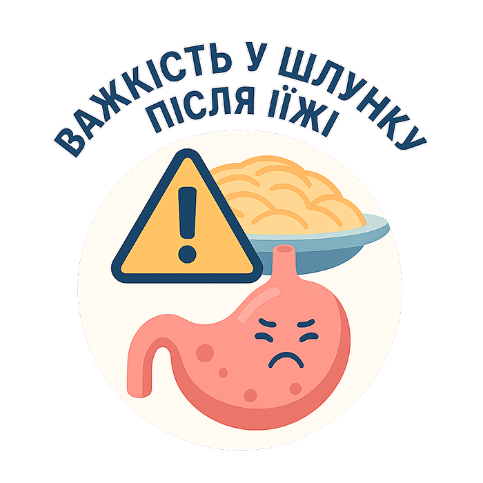 Важкість у шлунку після їжі